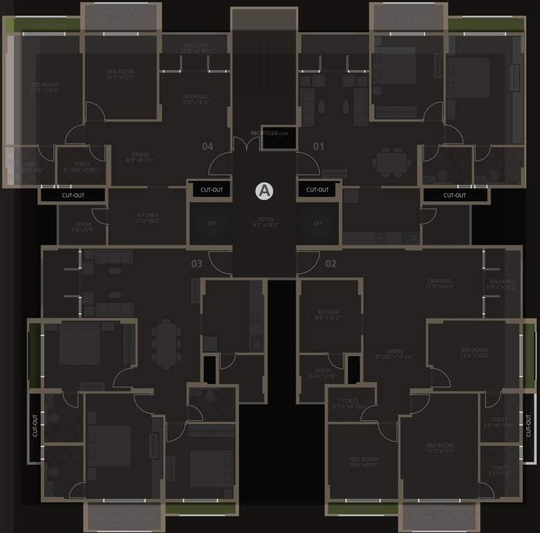  orchid woods Images for Cluster Plan of Goyal Orchid Woods