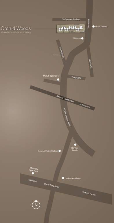  orchid woods Images for Location Plan of Goyal Orchid Woods