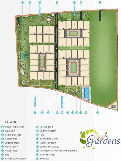 Images for Site Plan of Virani Builders JRK Gardens