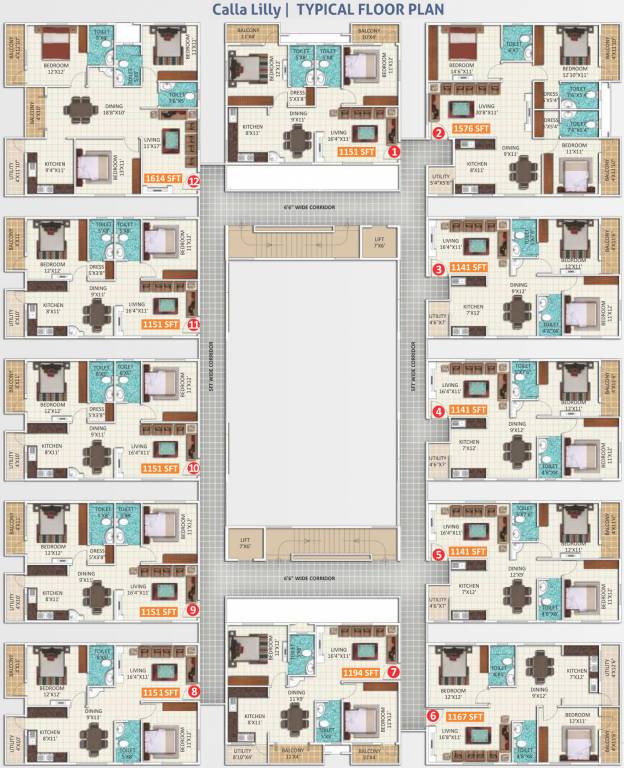 Images for Cluster Plan of Virani JRK Gardens