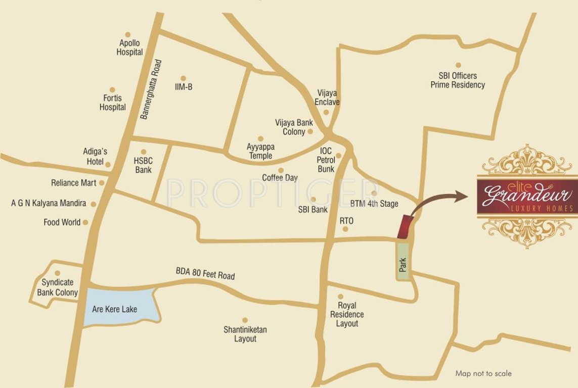 Images for Location Plan of Aashrayaa Elite Grandeur