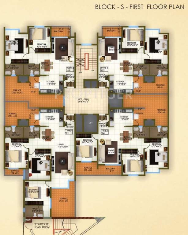  avenue Images for Cluster Plan of Ajmera Avenue