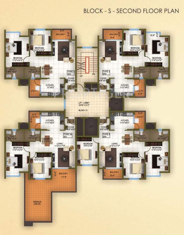  avenue Images for Cluster Plan of Ajmera Avenue