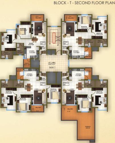  avenue Images for Cluster Plan of Ajmera Avenue