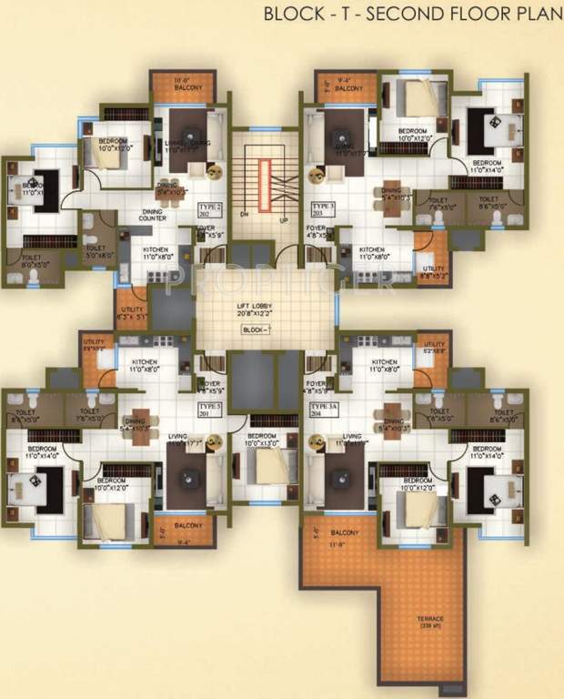  avenue Images for Cluster Plan of Ajmera Avenue