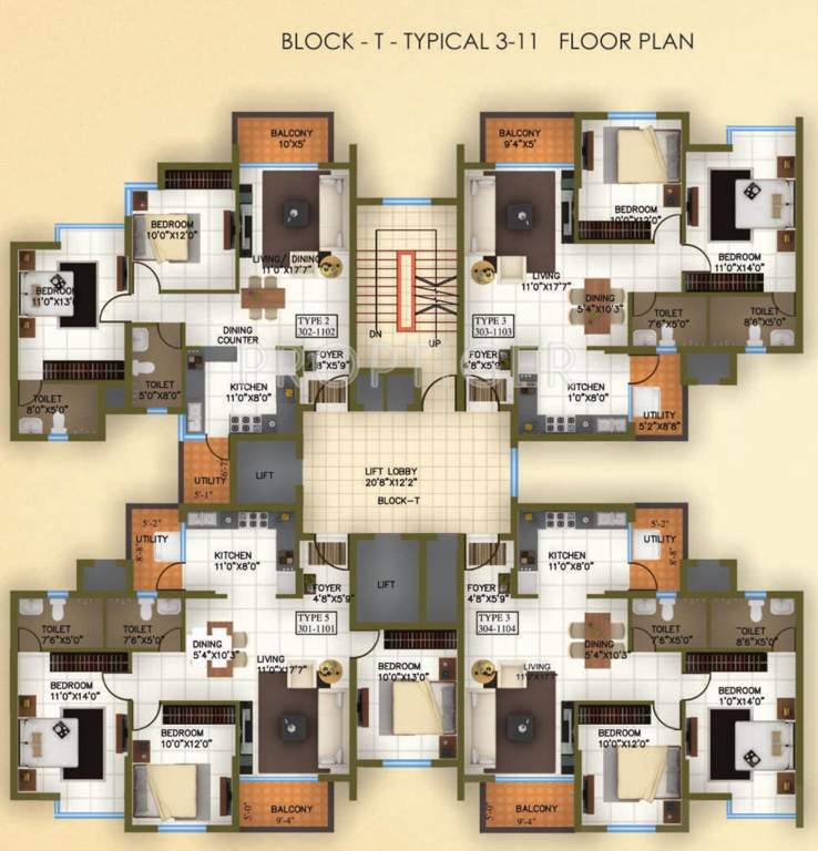  avenue Images for Cluster Plan of Ajmera Avenue