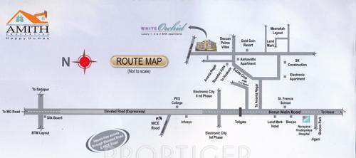  white-orchid Images for Location Plan of Amit White Orchid