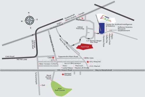  270-degrees Images for Location Plan of Purva 270 Degrees