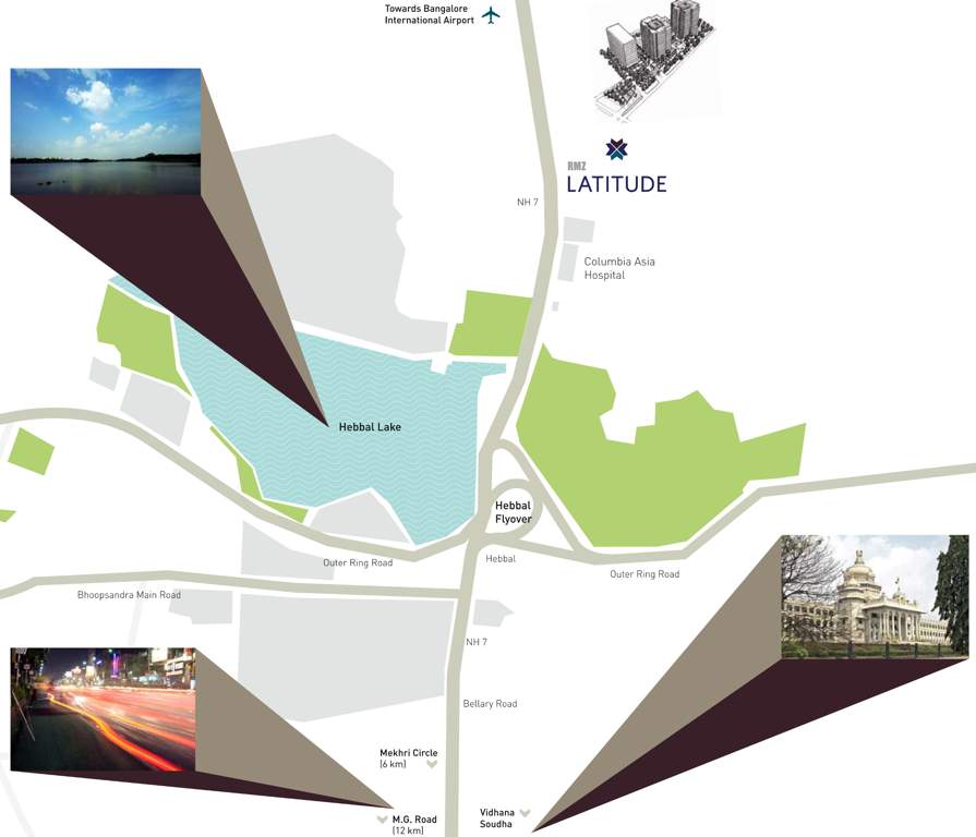 latitude Images for Location Plan of RMZ Latitude