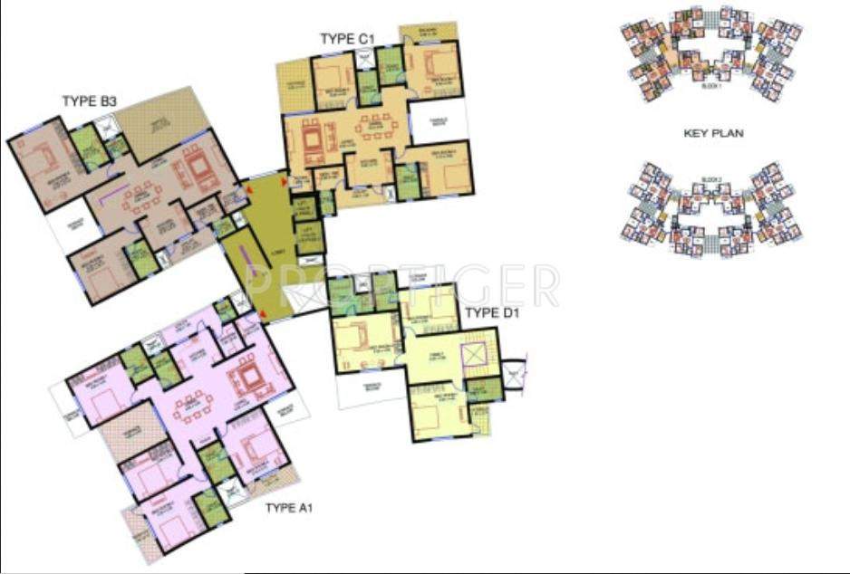 Images for Cluster Plan of Sobha Carnation