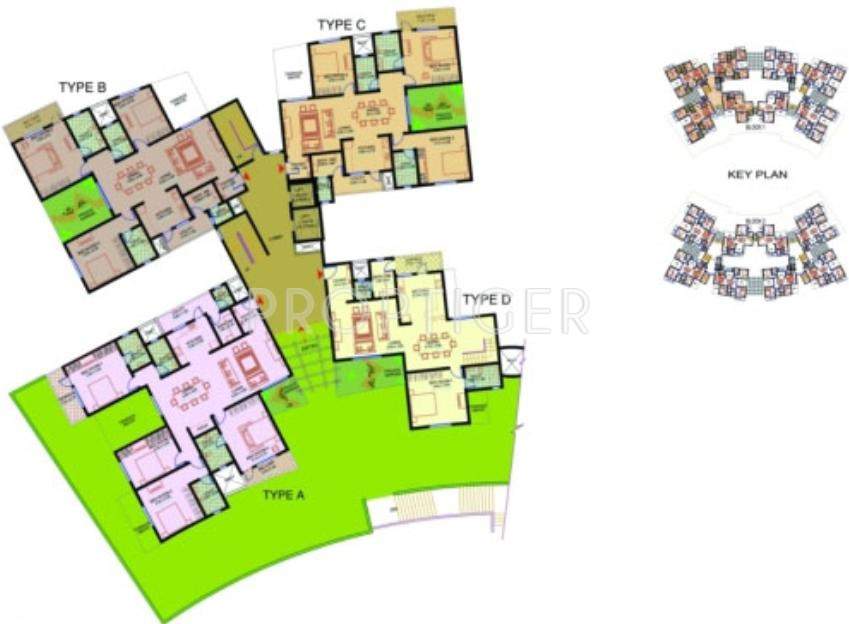 Images for Cluster Plan of Sobha Carnation