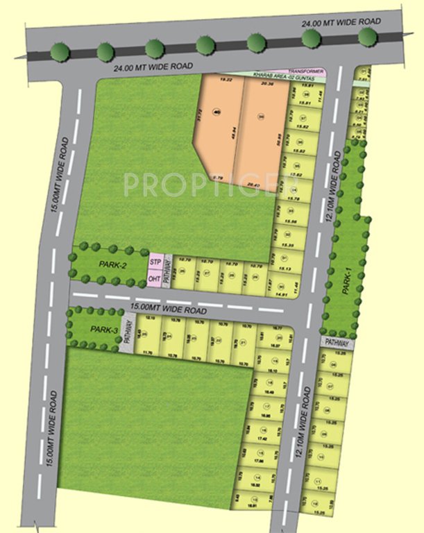 neeraja builders holcyon Layout Plan