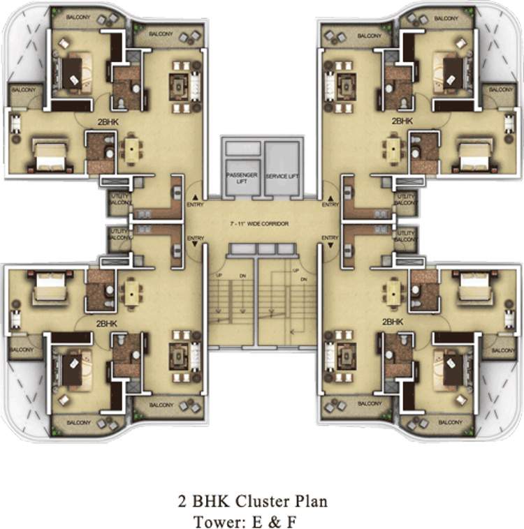  dews Images for Cluster Plan of Paras Dews