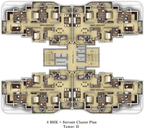  dews Images for Cluster Plan of Paras Dews