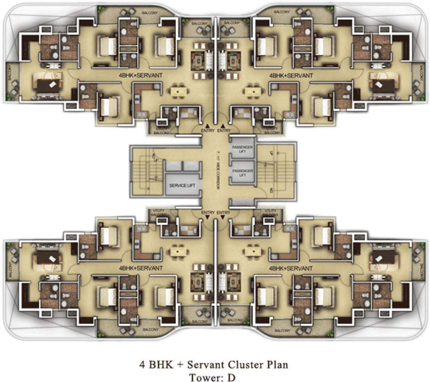  dews Images for Cluster Plan of Paras Dews