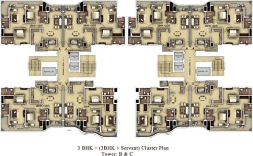  dews Images for Cluster Plan of Paras Dews