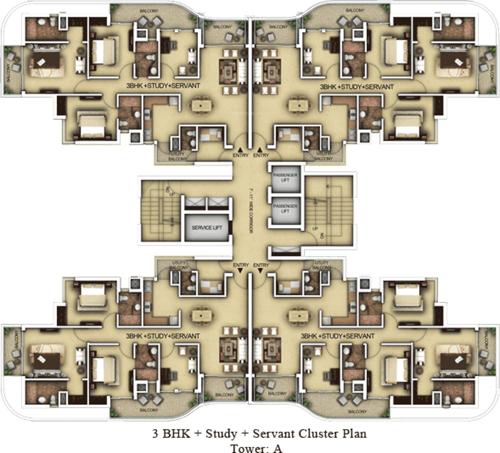  dews Images for Cluster Plan of Paras Dews