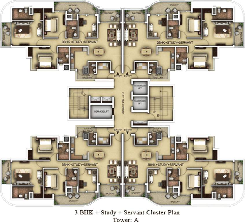  dews Images for Cluster Plan of Paras Dews