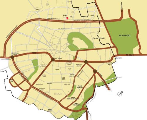  dews Images for Location Plan of Paras Dews