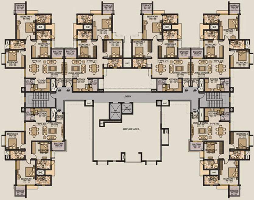  ivory Images for Cluster Plan of Sobha Ivory