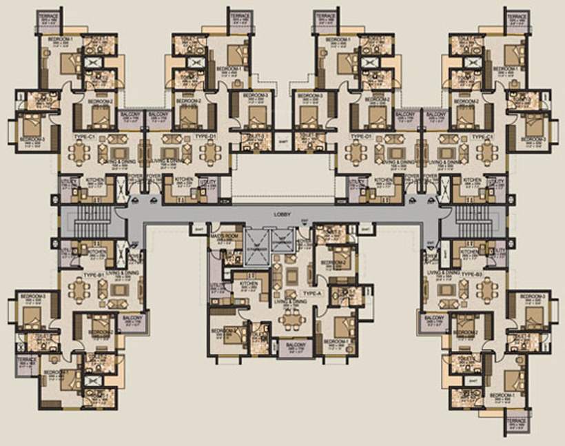  ivory Images for Cluster Plan of Sobha Ivory