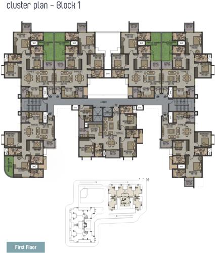  ivory Images for Cluster Plan of Sobha Ivory