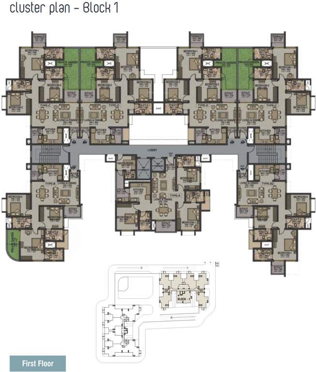  ivory Images for Cluster Plan of Sobha Ivory