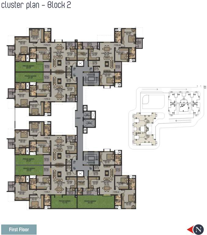  ivory Images for Cluster Plan of Sobha Ivory