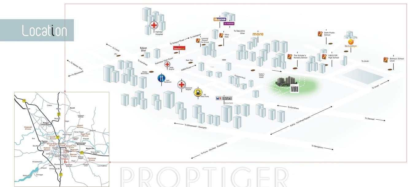  ivory Images for Location Plan of Sobha Ivory