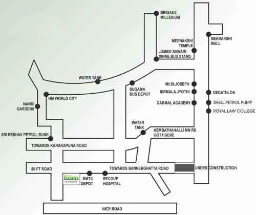 Images for Location Plan of Snigdha Eden Blossoms Images for Location Plan of Snigdha Eden Blossoms