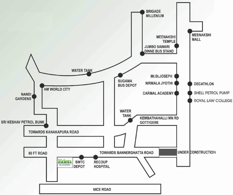 Images for Location Plan of Snigdha Eden Blossoms