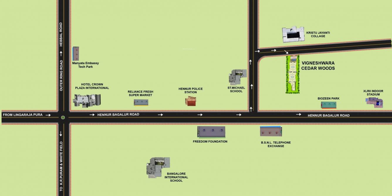 Images for Location Plan of Vigneshwara Cedar Woods