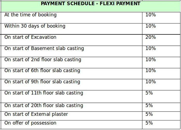 Images for Payment Plan of Shubhkamna Epic Payment Plan