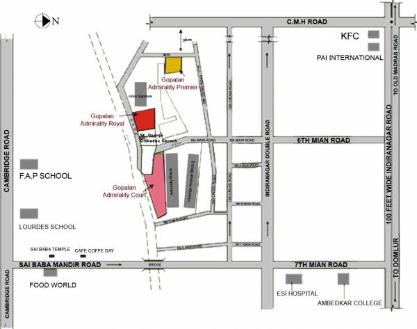 Images for Location Plan of Gopalan Admirality Premier