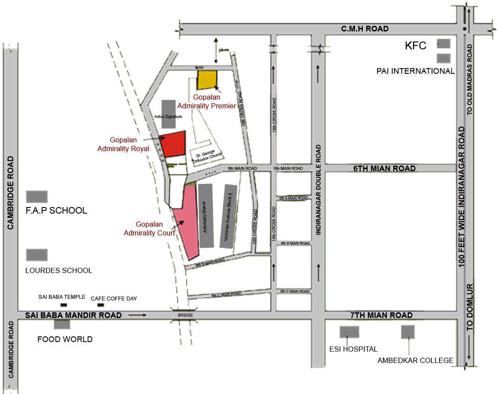 Images for Location Plan of Gopalan Admirality Royal Images for Location Plan of Gopalan Admirality Royal