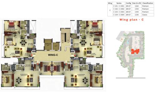  sunflower Images for Cluster Plan of Purva Sunflower
