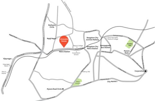  sunflower Images for Location Plan of Purva Sunflower