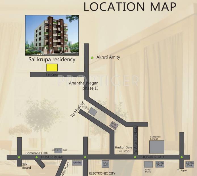 Images for Location Plan of SNB Sai Krupa Residency