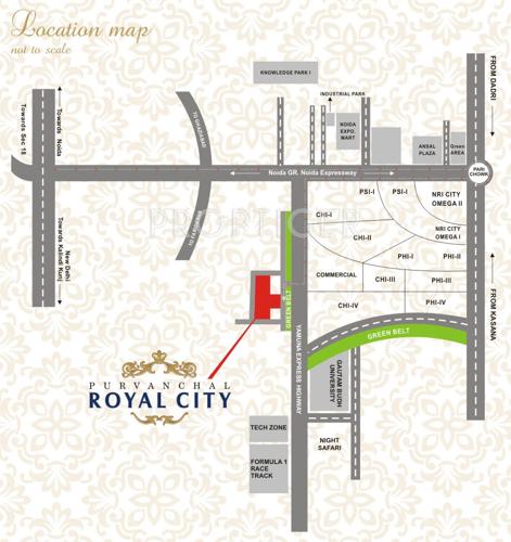  royal-city Images for Location Plan of Purvanchal Royal City