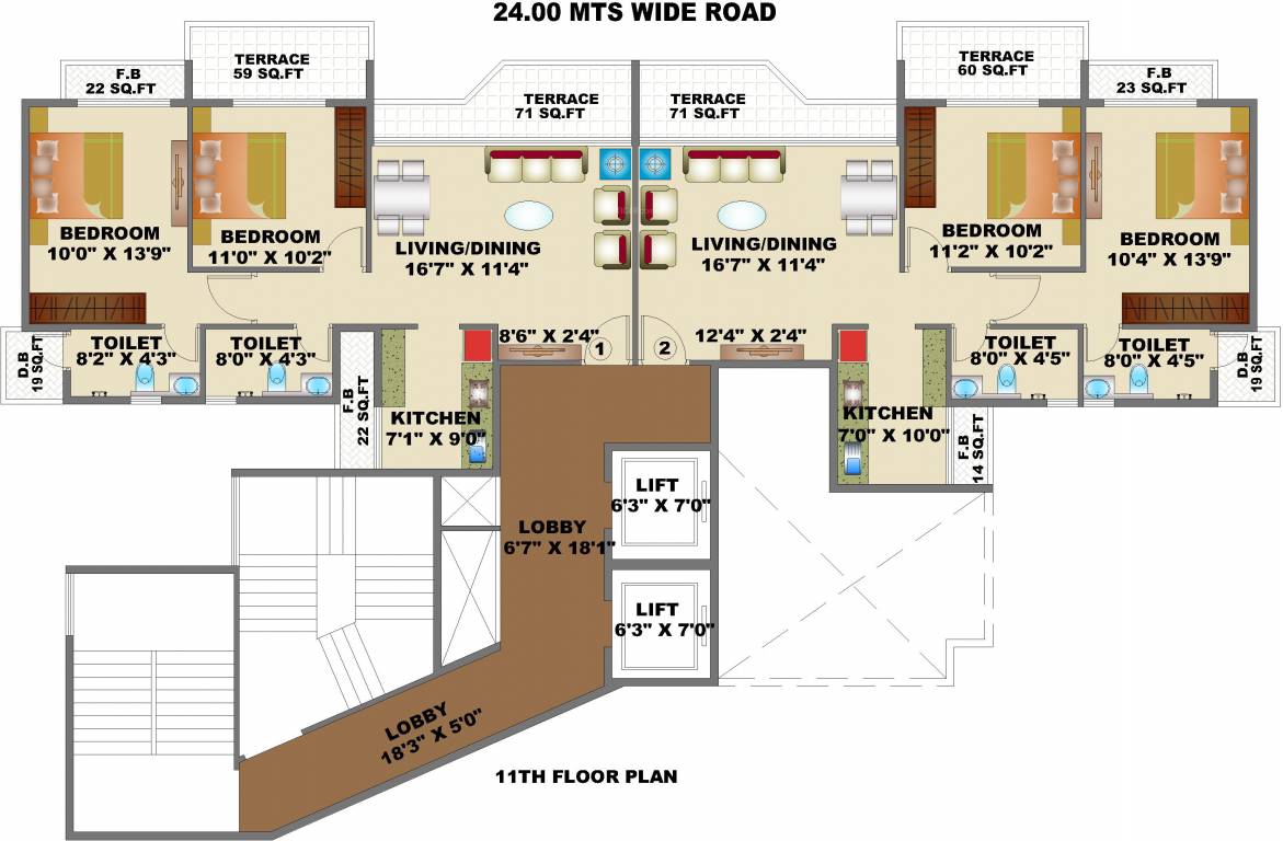 Images for Cluster Plan of Satyam Empress