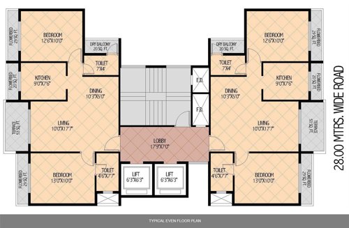 Images for Cluster Plan of Satyam Imperial Heights