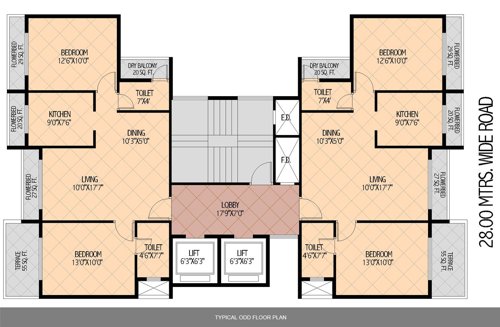Images for Cluster Plan of Satyam Imperial Heights