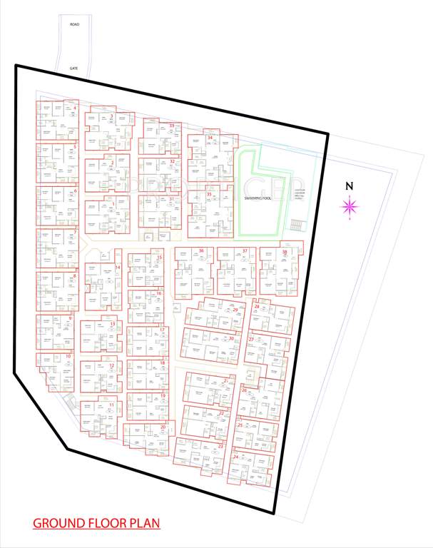  hill view 2 Images for Cluster Plan of Vaastu Hill View 2