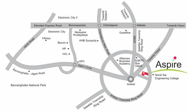 Images for Location Plan of Aashrithaa Aspire