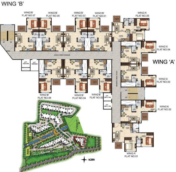 Images for Cluster Plan of Pashmina Lagoon Residences