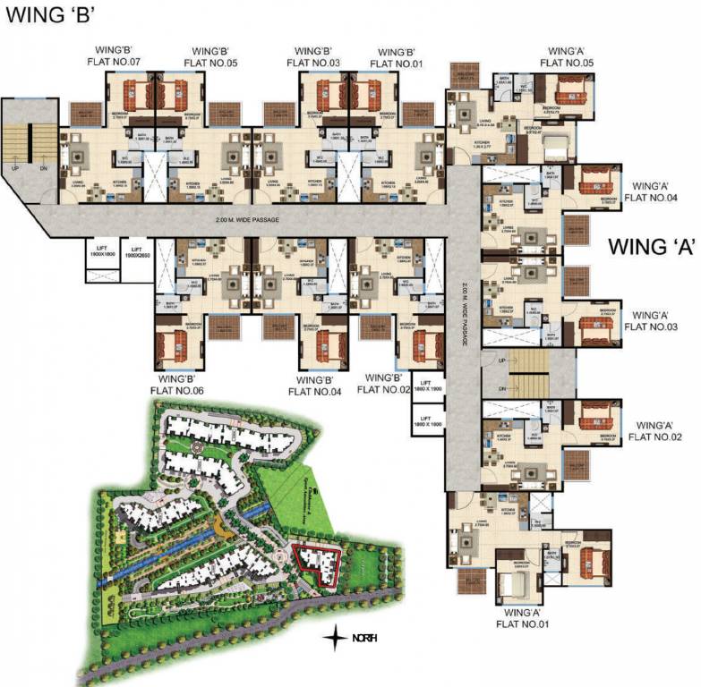 Images for Cluster Plan of Pashmina Lagoon Residences
