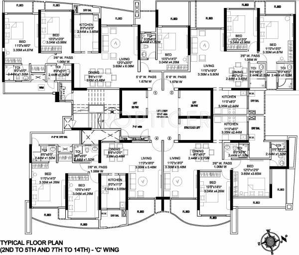 Images for Cluster Plan of Rustomjee Elita Images for Cluster Plan of Rustomjee Elita