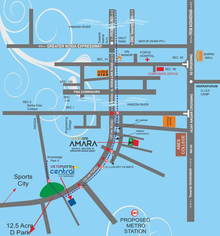 central Images for Location Plan of Victory Central