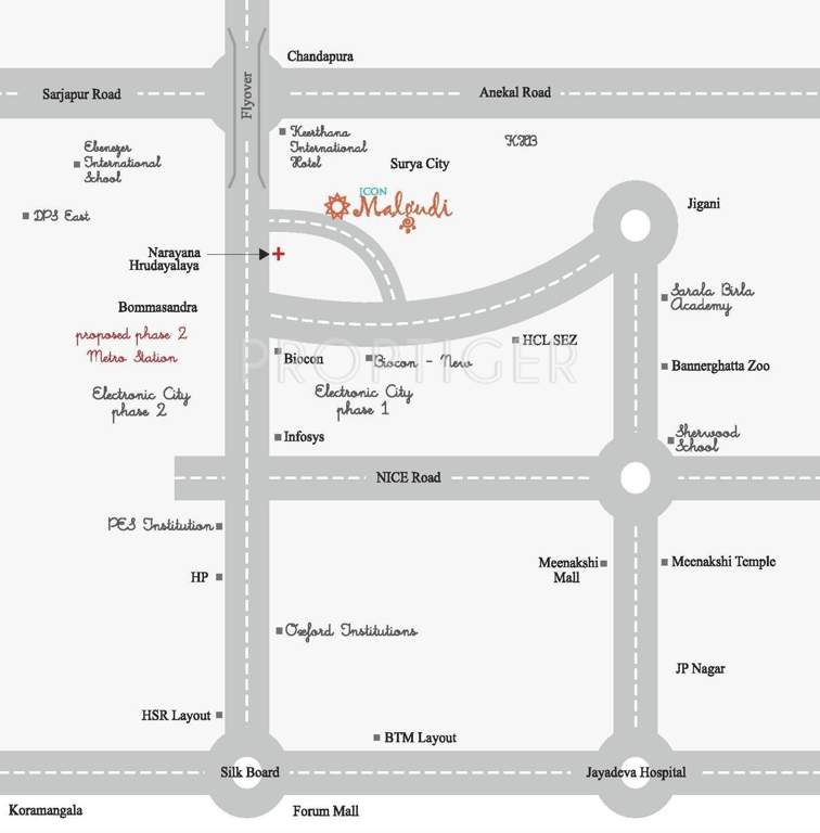  malgudi Images for Location Plan of Icon Infra Shelters India Malgudi