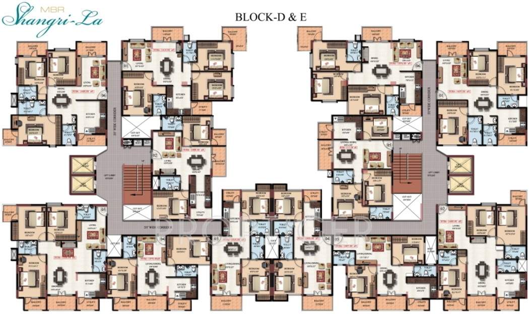 shangri la Images for Cluster Plan of MBR Shangri La